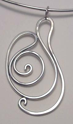 Angel's wing pendant