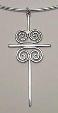 Cross with Spirals